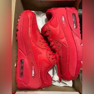 Nike air max 90 essential - university red/white